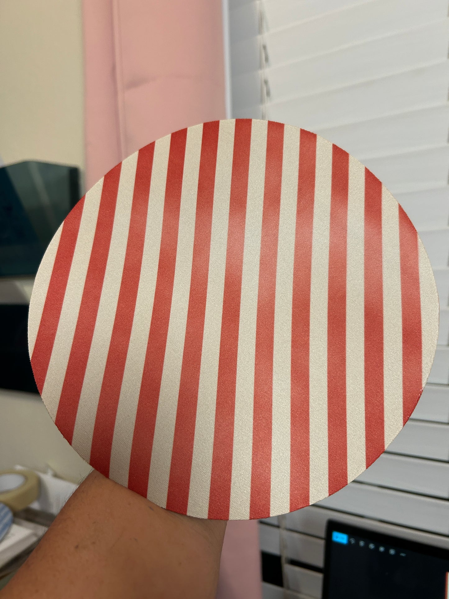Red stripes Mousepad