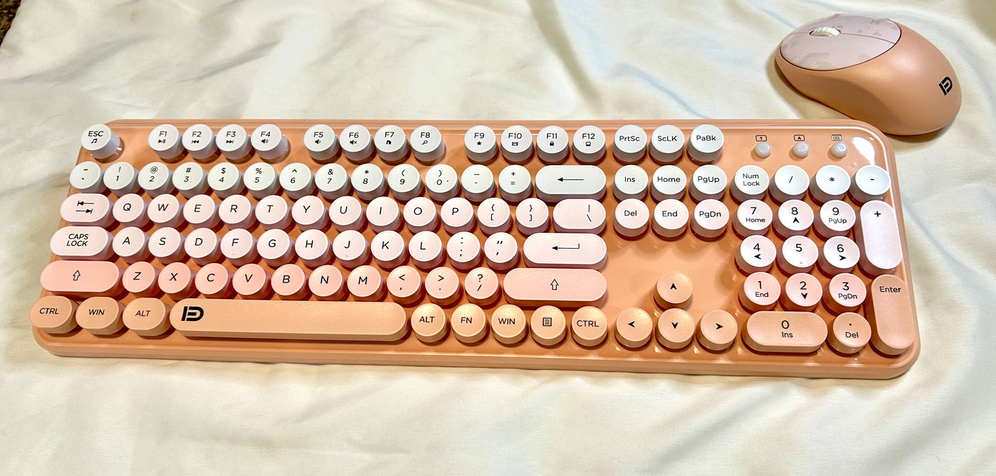 Wireless Keyboard and Mouse Set