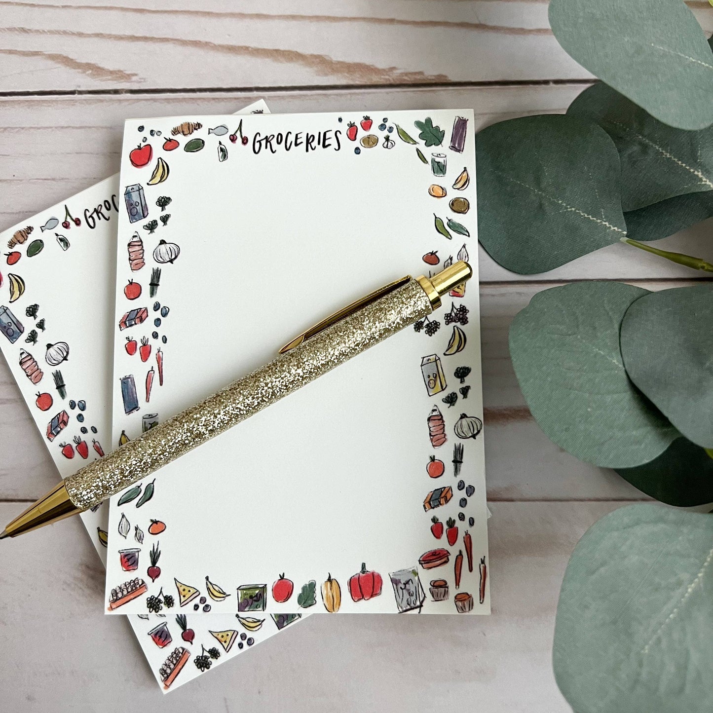 Grocery list notepad | Cute to do list notepad
