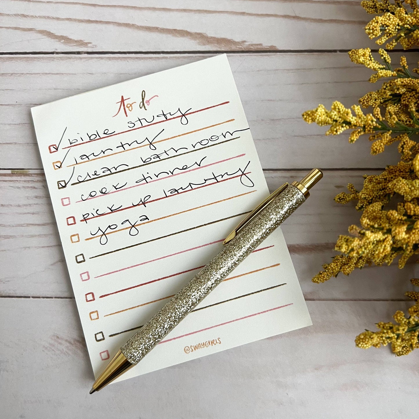 Cute to do list notepad | Handmade notepads