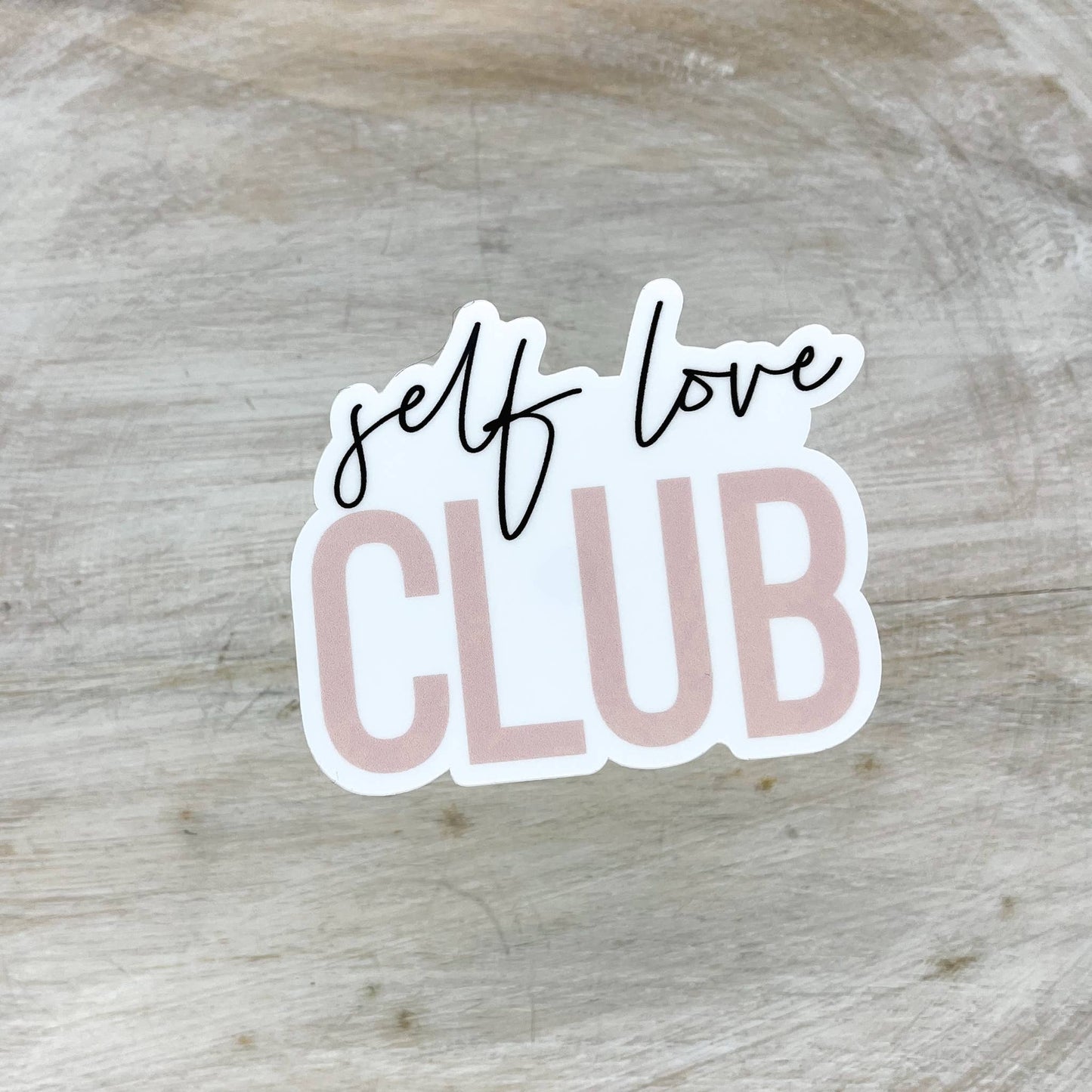 Self Love Club, Sticker, 3x3 inch