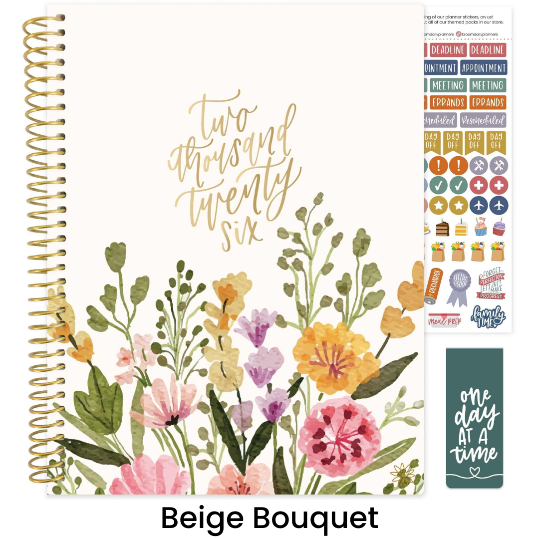 2026 Soft Cover Planner - 8.5" x 11" size