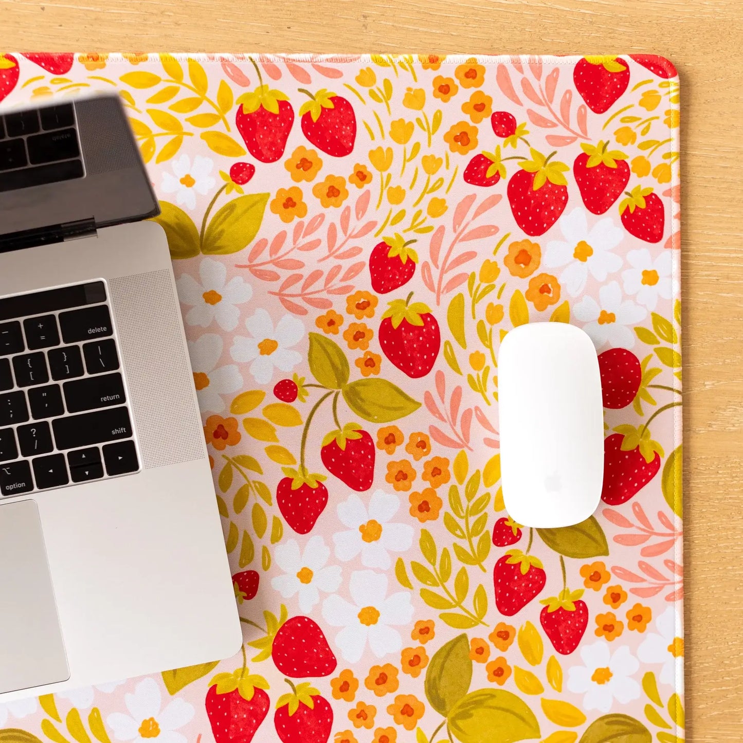 Floral Desk Pad | Office & Tech Accessories: Green Gingham / Regular