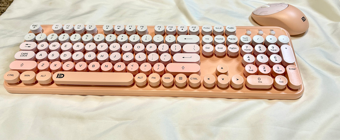 Wireless Keyboard and Mouse Set