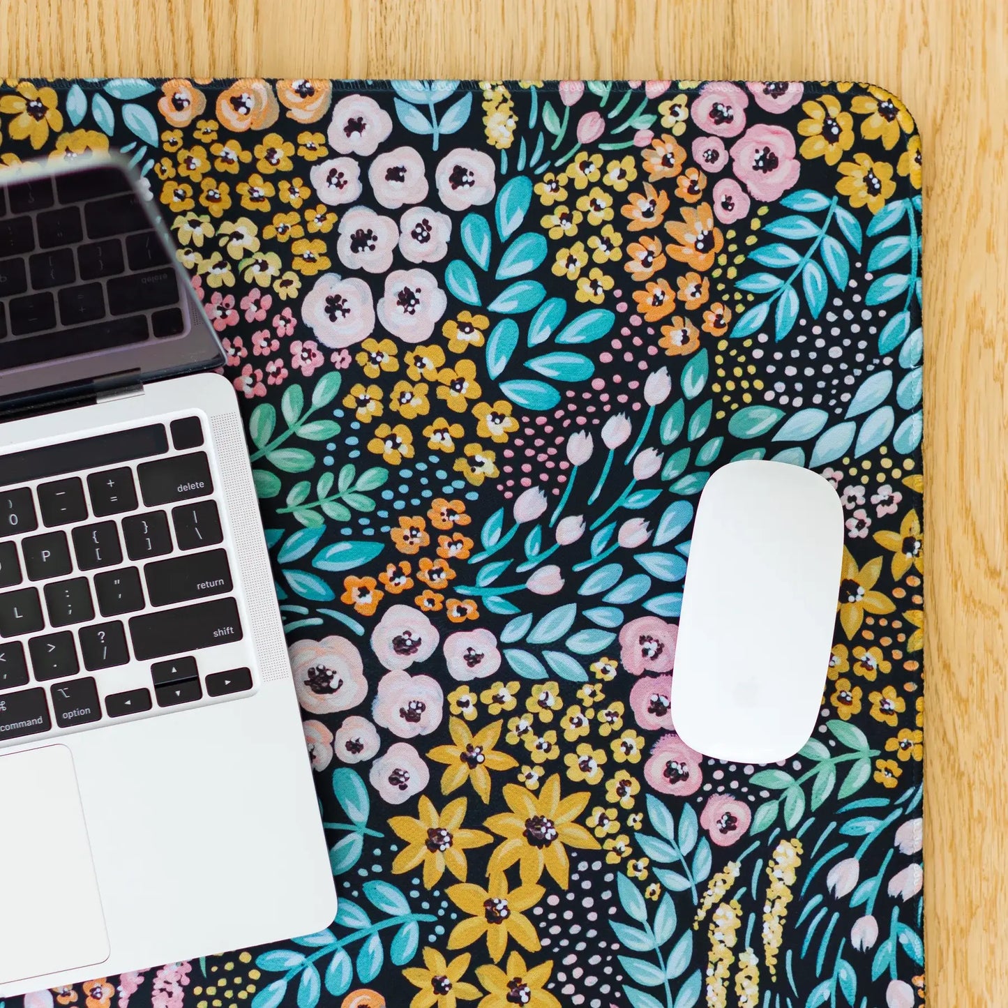Floral Desk Pad | Office & Tech Accessories: Green Gingham / Regular