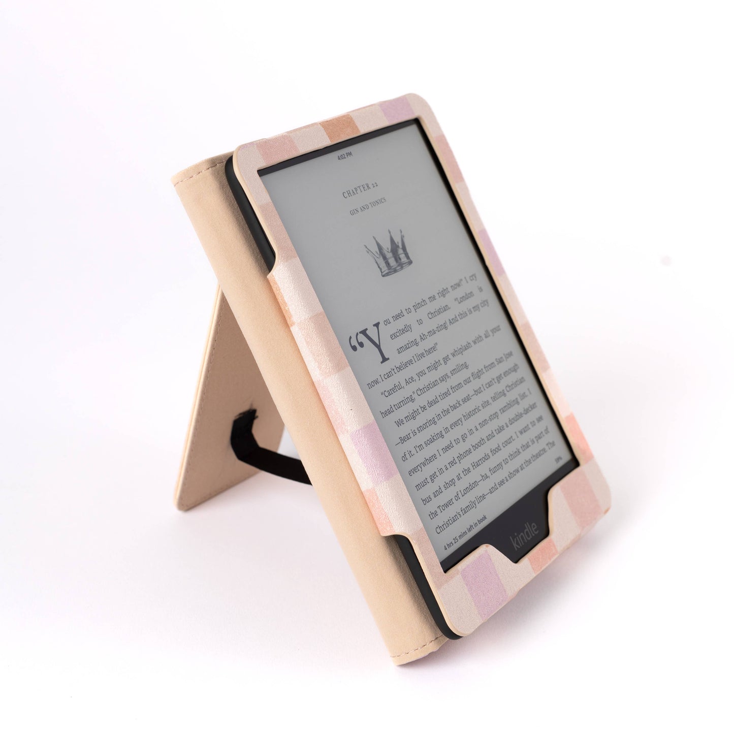 Watercolor Checker Kindle Case | Bookish & Reading