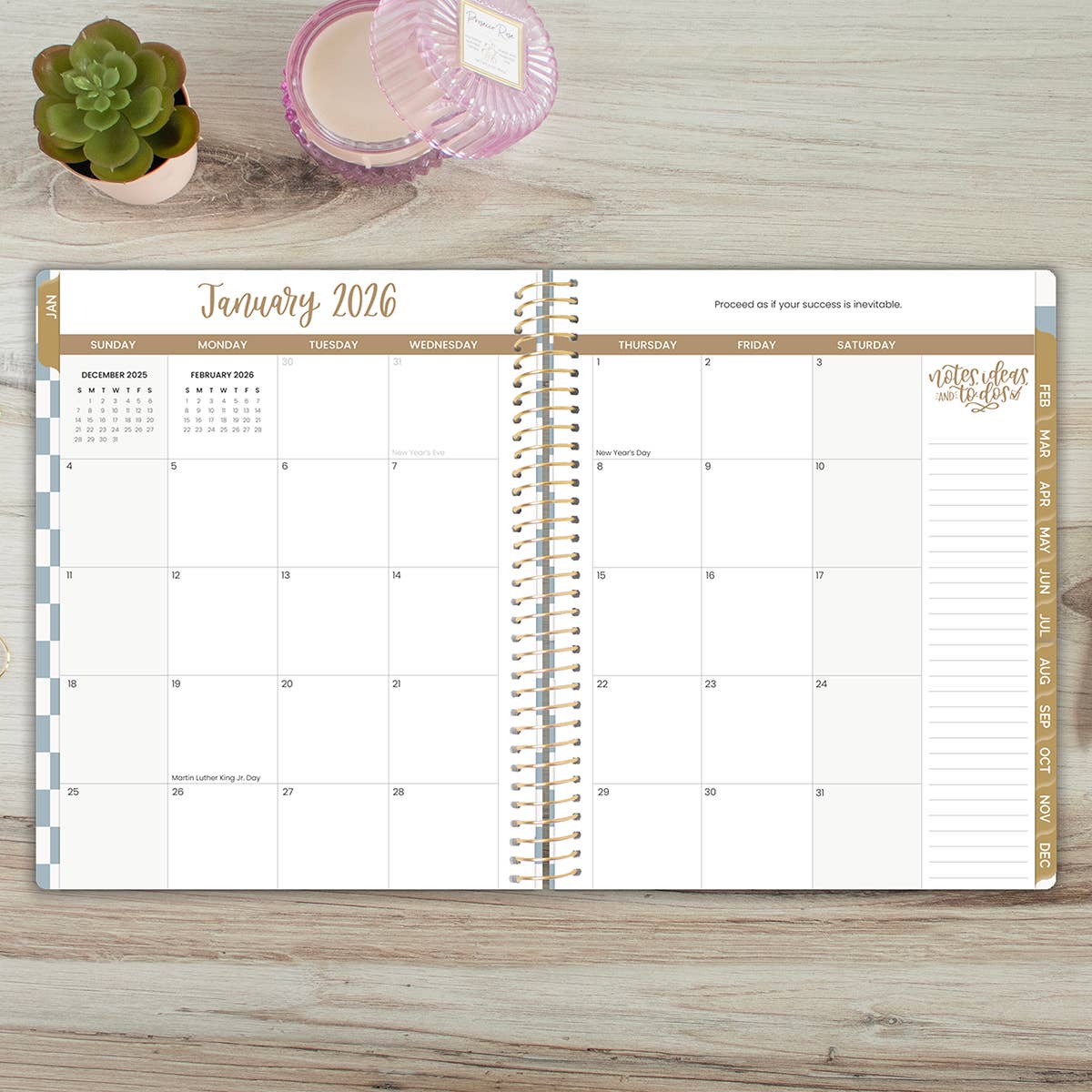 2026 Soft Cover Planner - 8.5" x 11" size