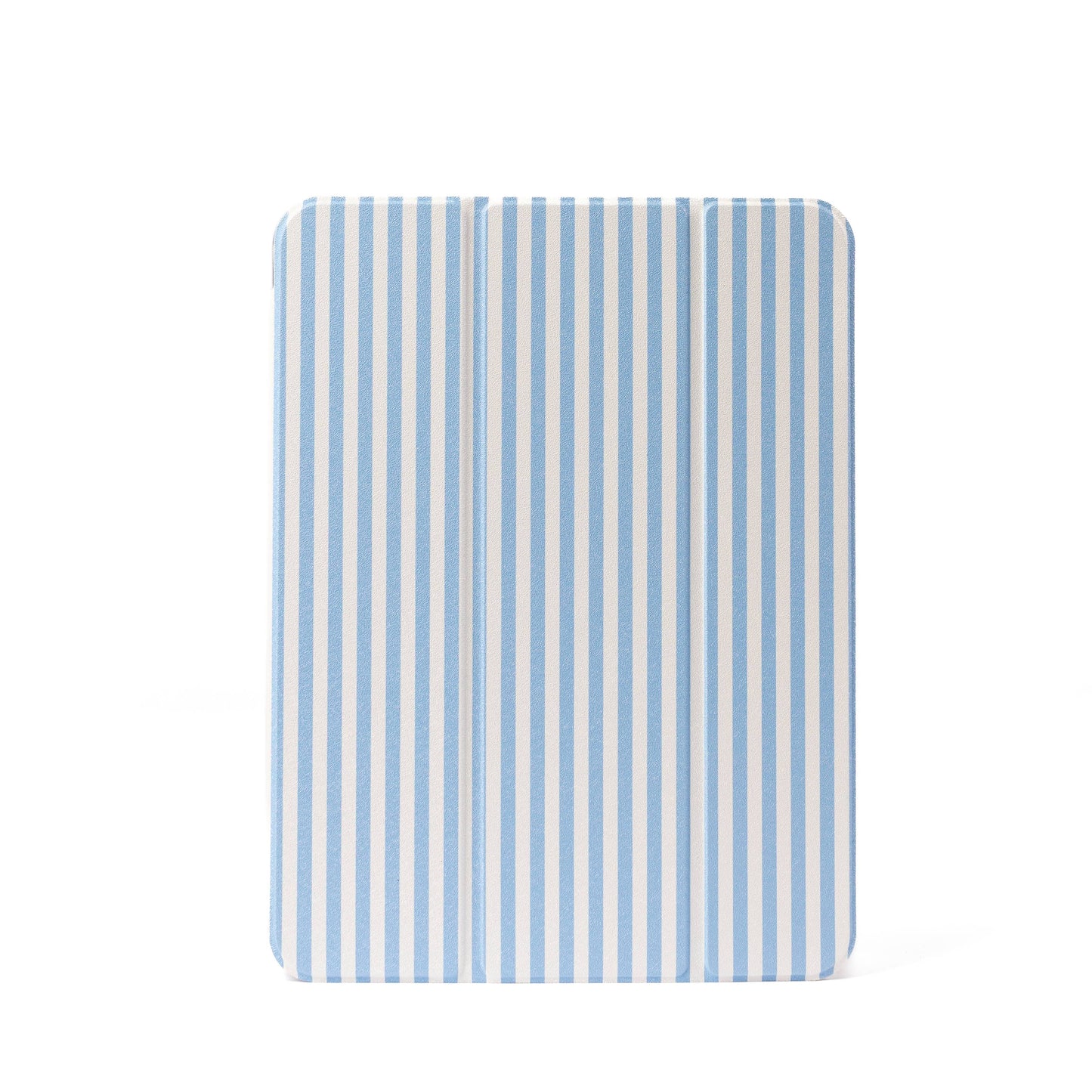 Blue Stripes Clear Back iPad Case