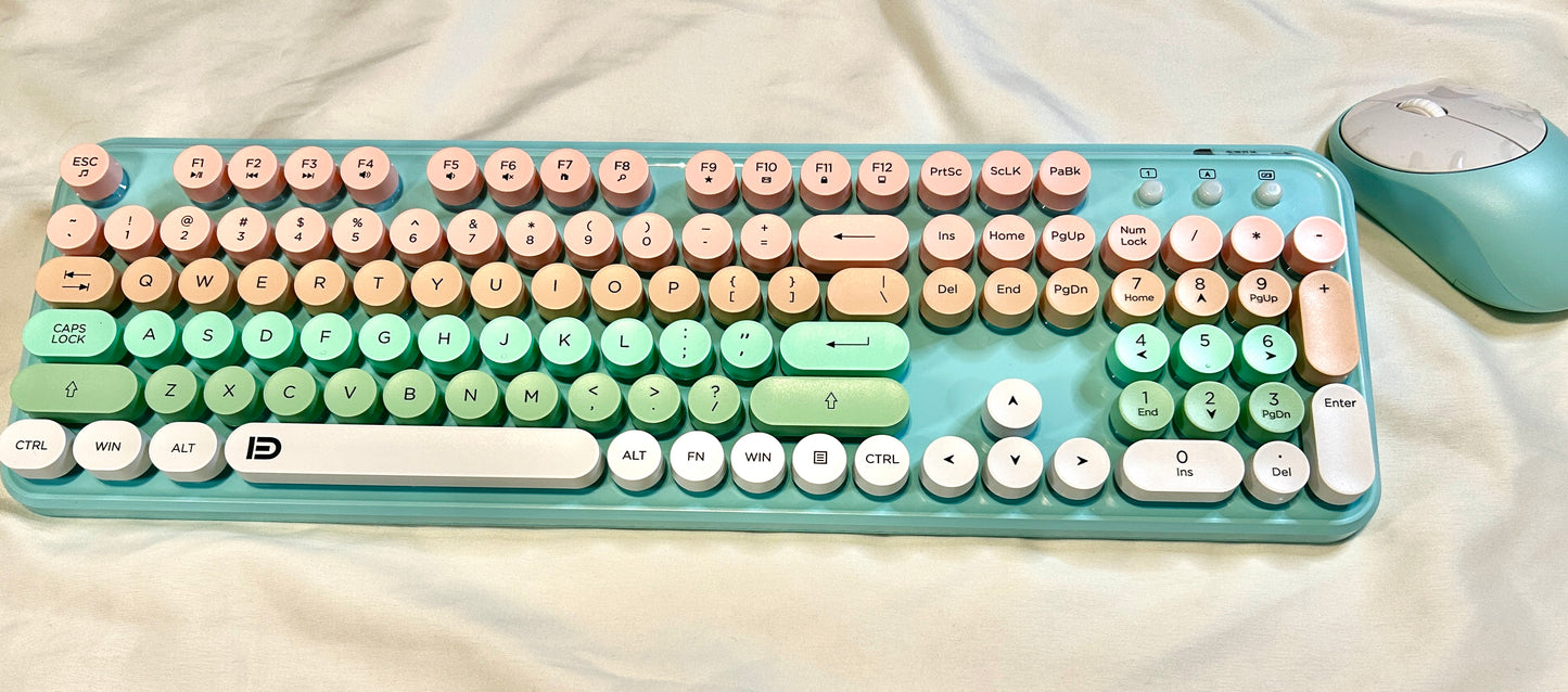 Wireless Keyboard and Mouse Set