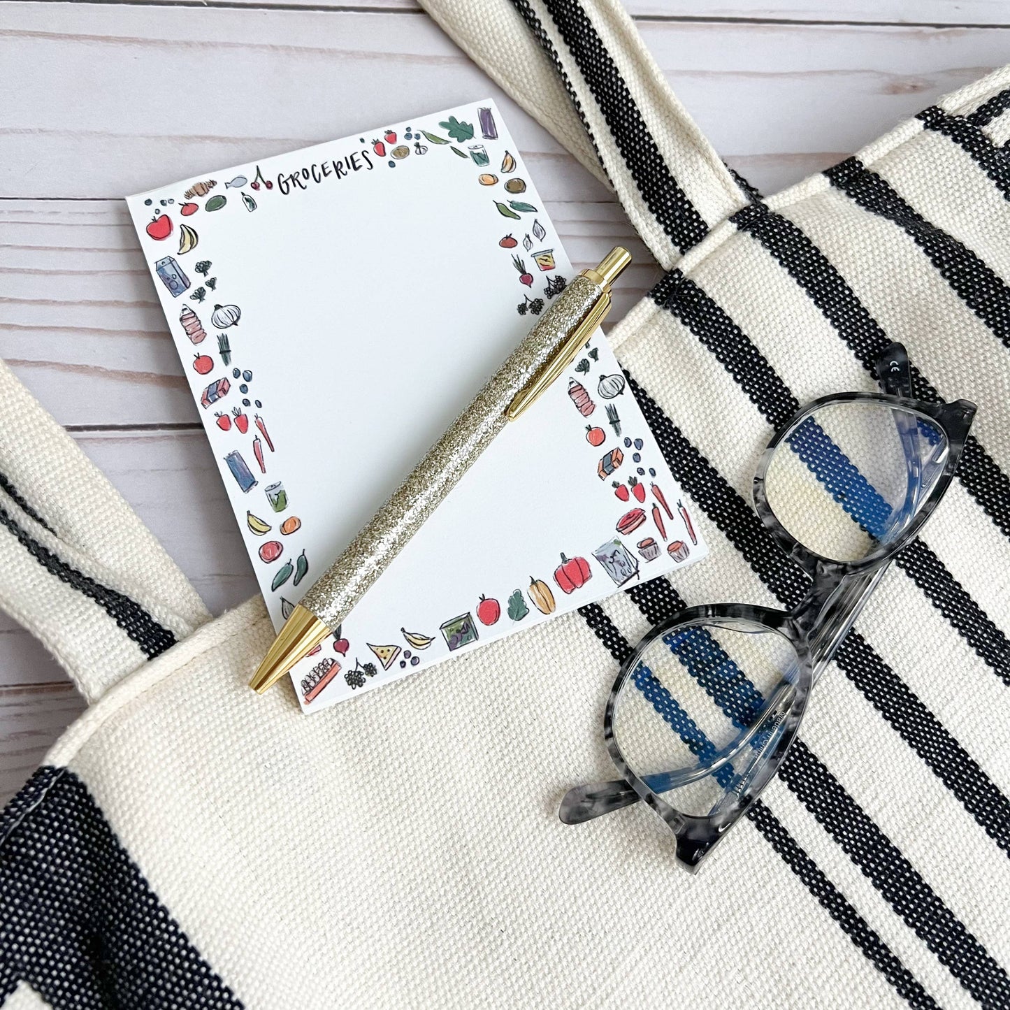 Grocery list notepad | Cute to do list notepad