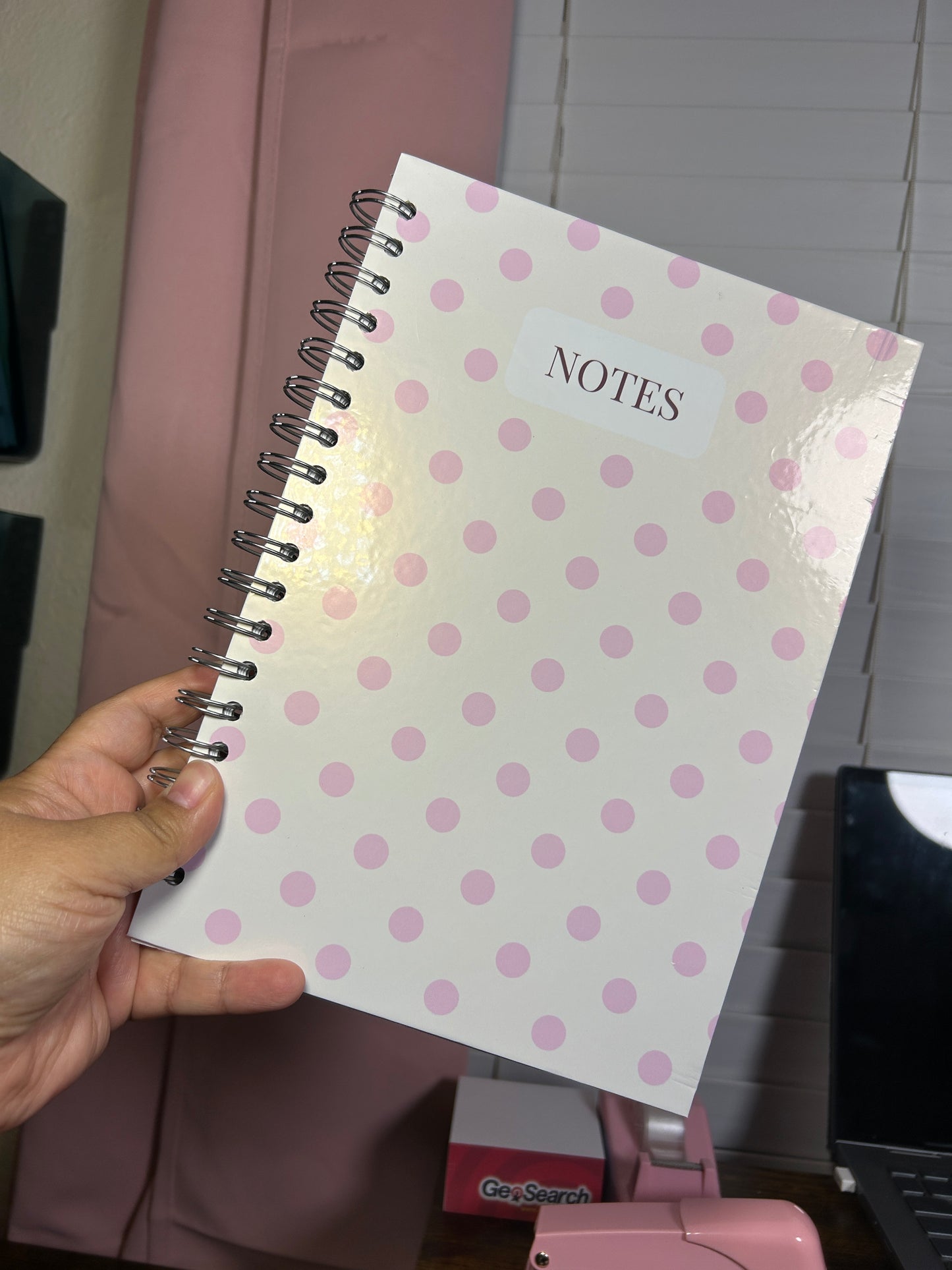 Think Pink Notebook | Handmade