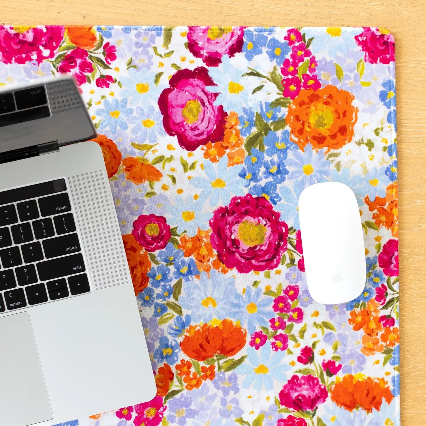 Floral Desk Pad | Office & Tech Accessories: Painted Cherries / Regular