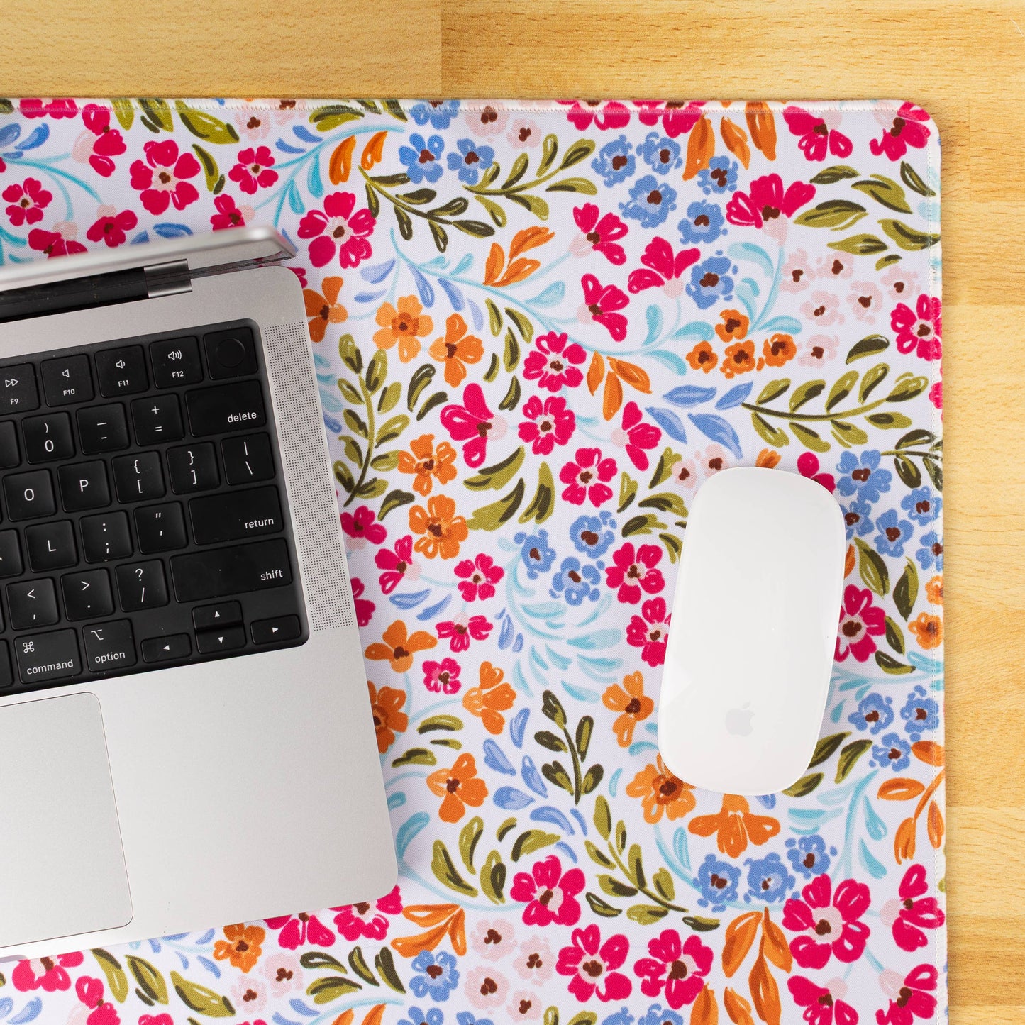 Floral Filigree Desk Pad