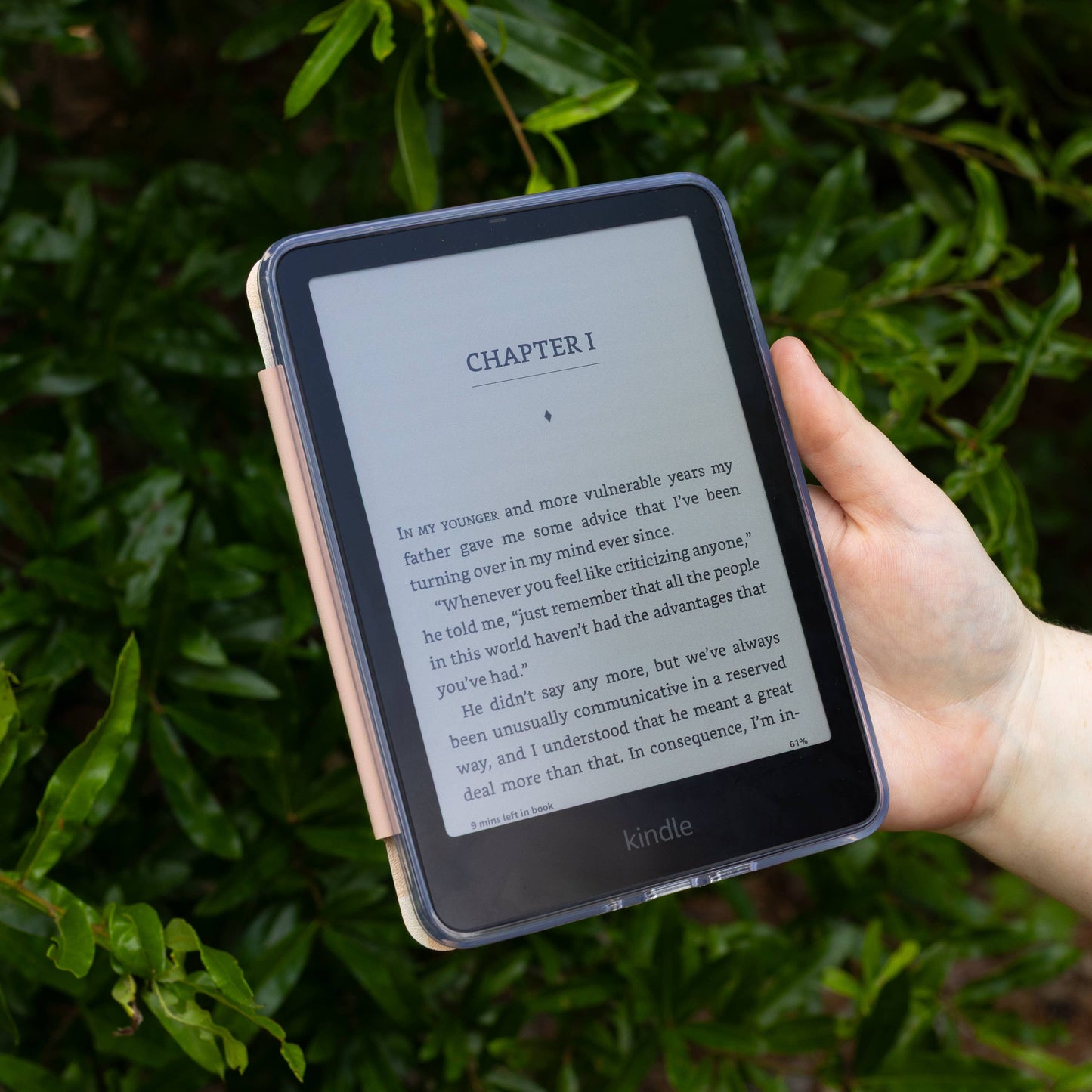 Latte Checker Clear Back Kindle Case | Bookish & Reading