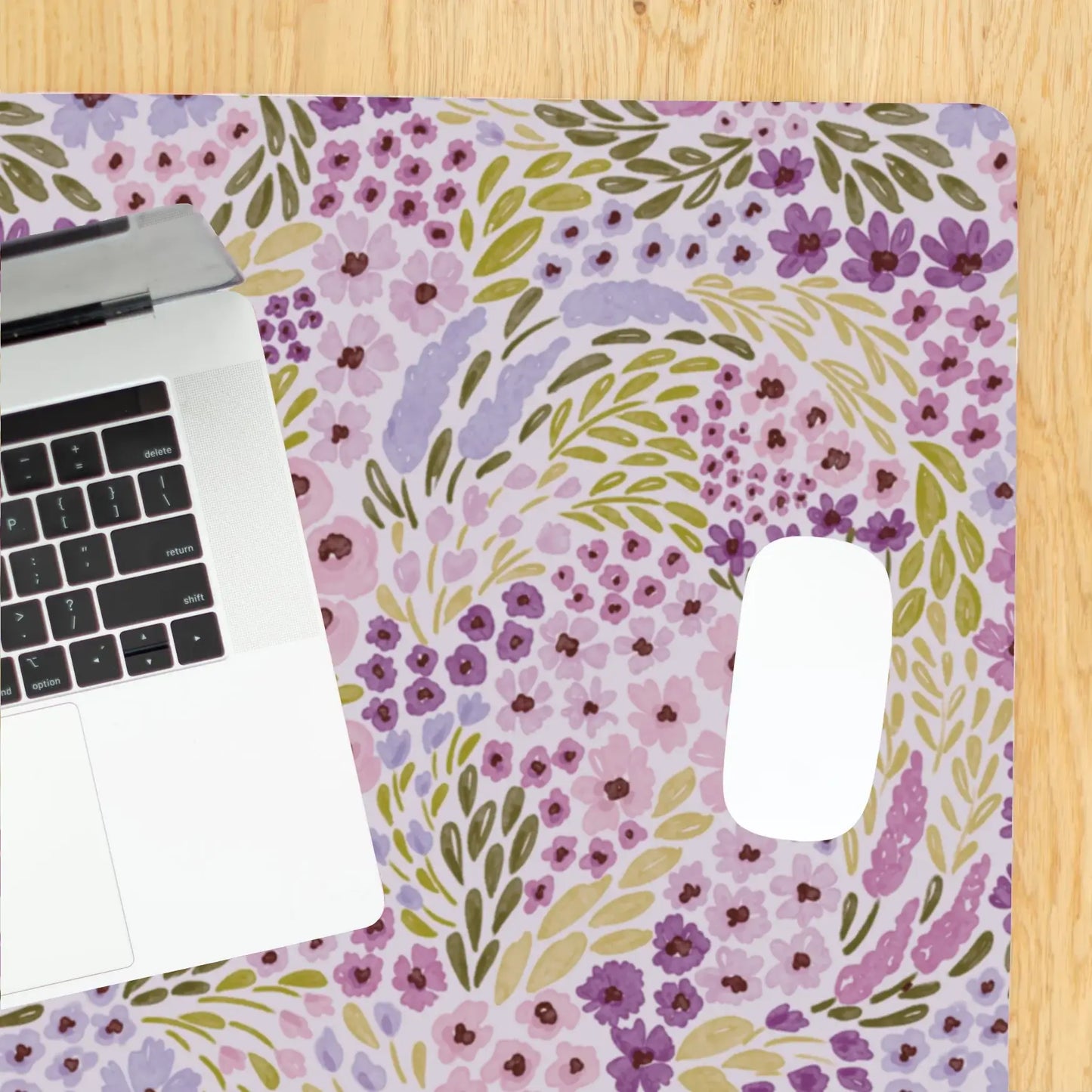 Floral Desk Pad | Office & Tech Accessories: Painted Cherries / Regular