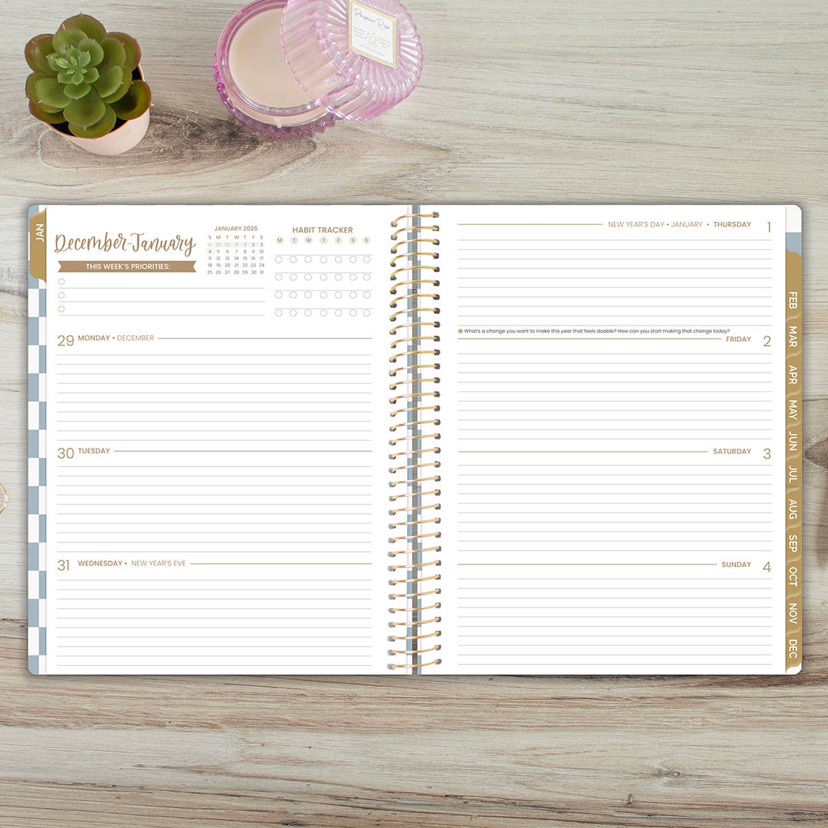 2026 Soft Cover Planner - 8.5" x 11" size