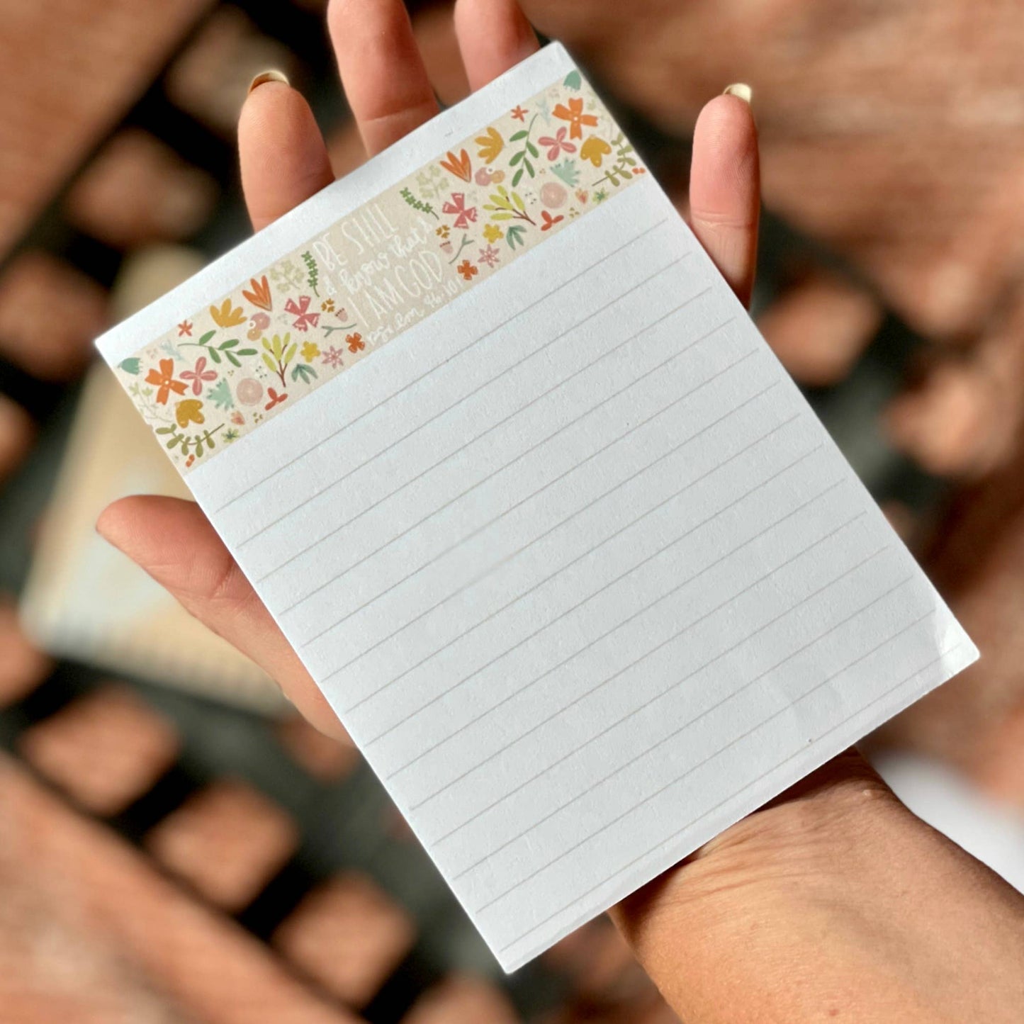 Christian notepad | Be still | Sermon notes