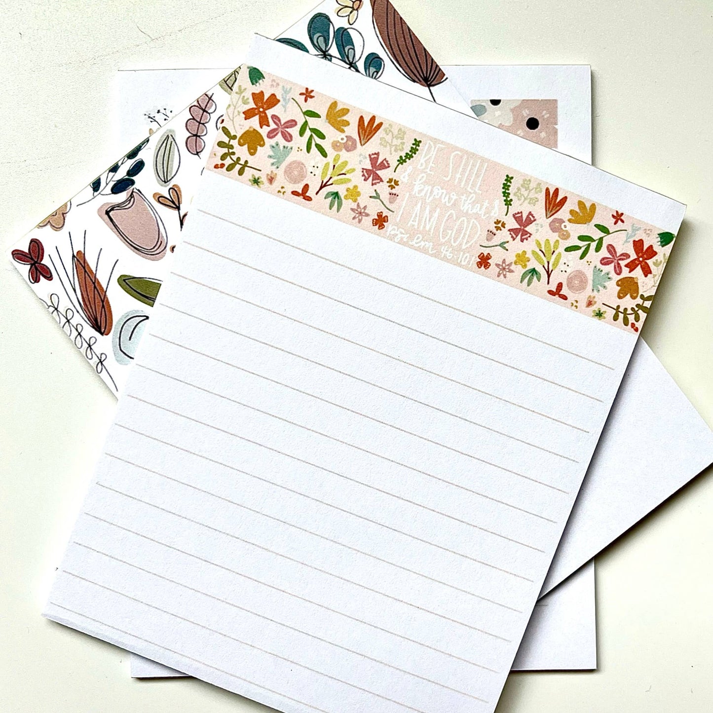 Christian notepad | Be still | Sermon notes