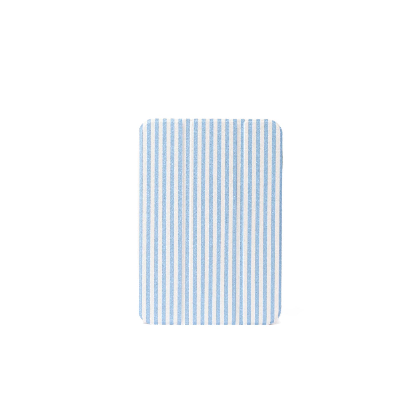 Blue Stripes Clear Back iPad Case