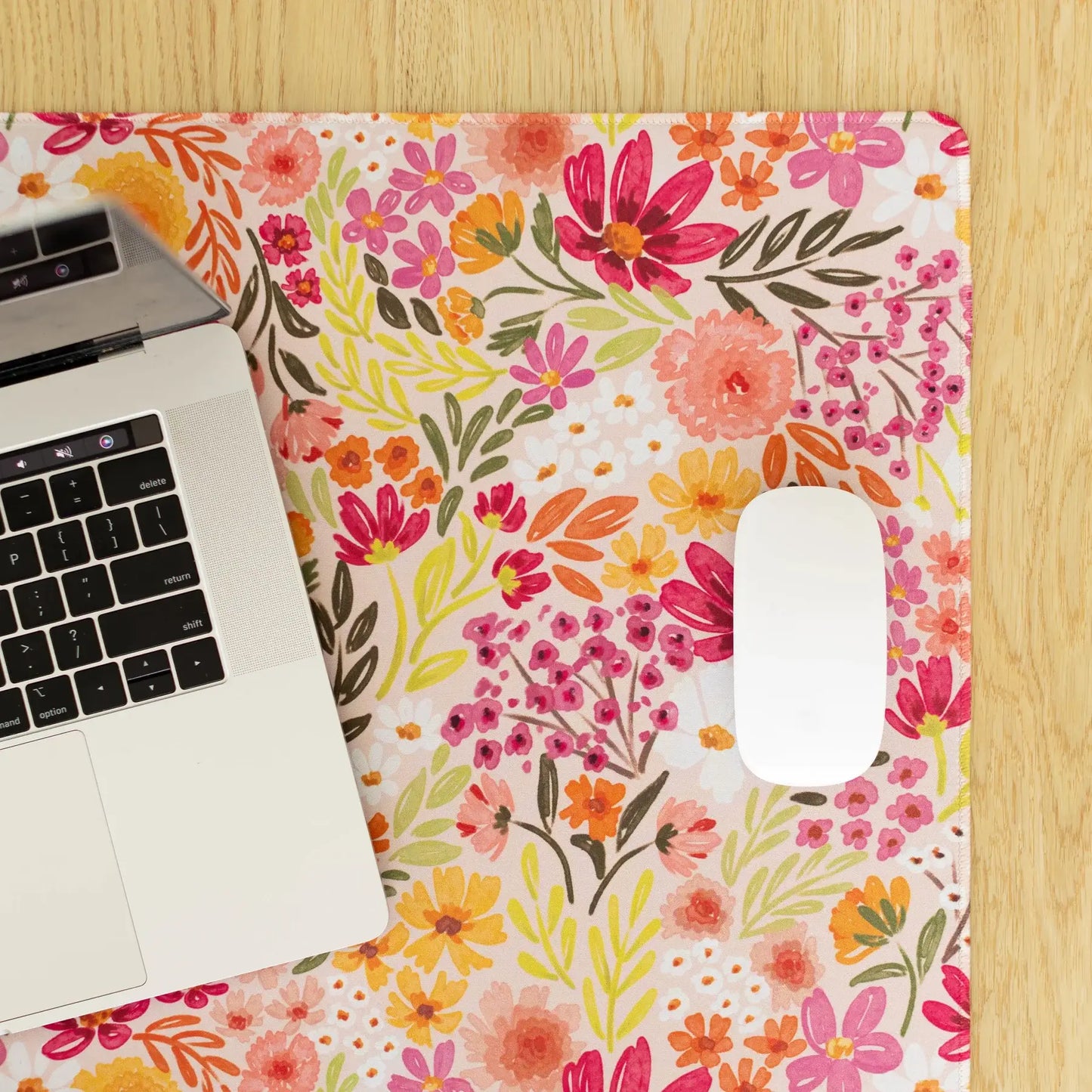 Floral Desk Pad | Office & Tech Accessories: Painted Cherries / Regular
