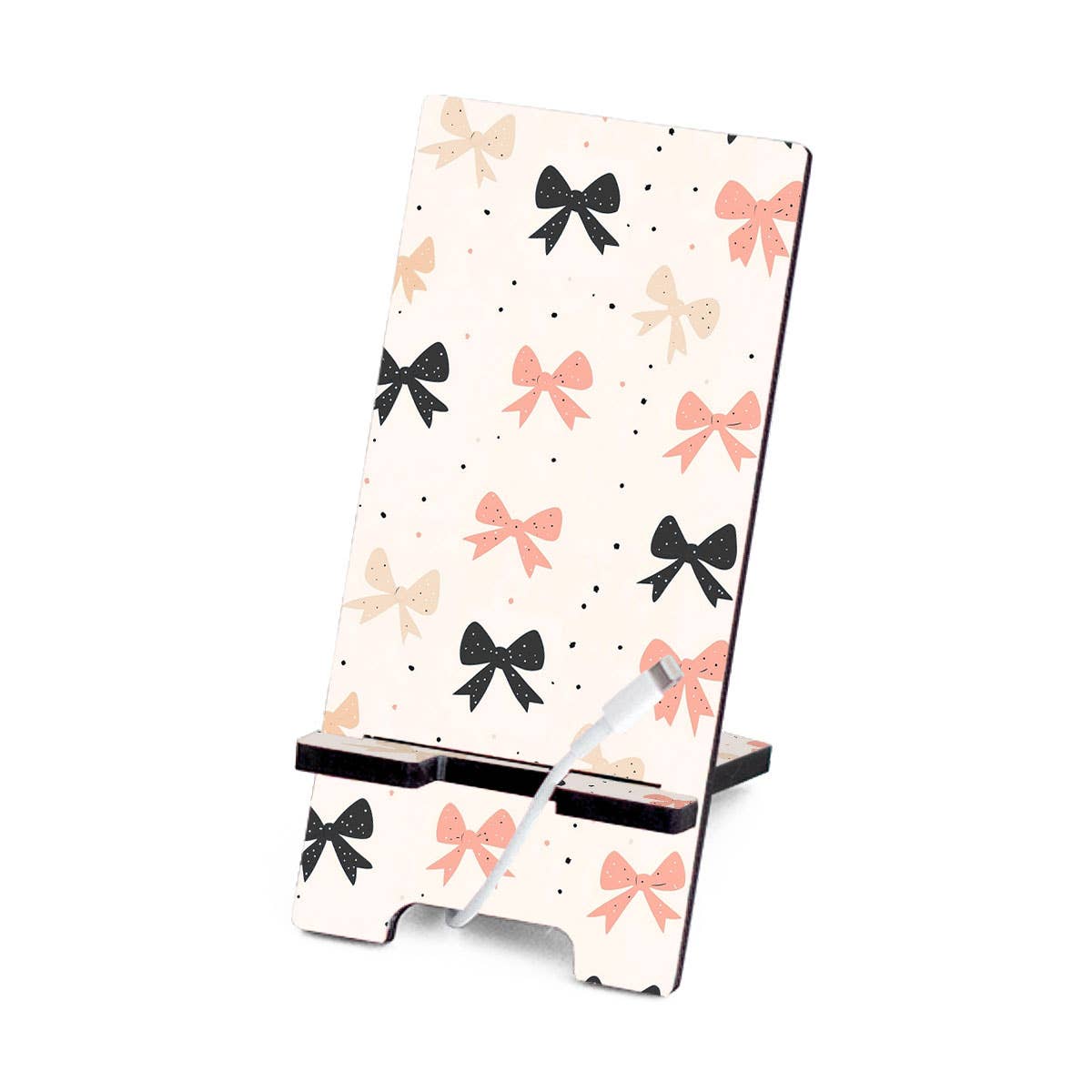 Pink & Black Bows Stand