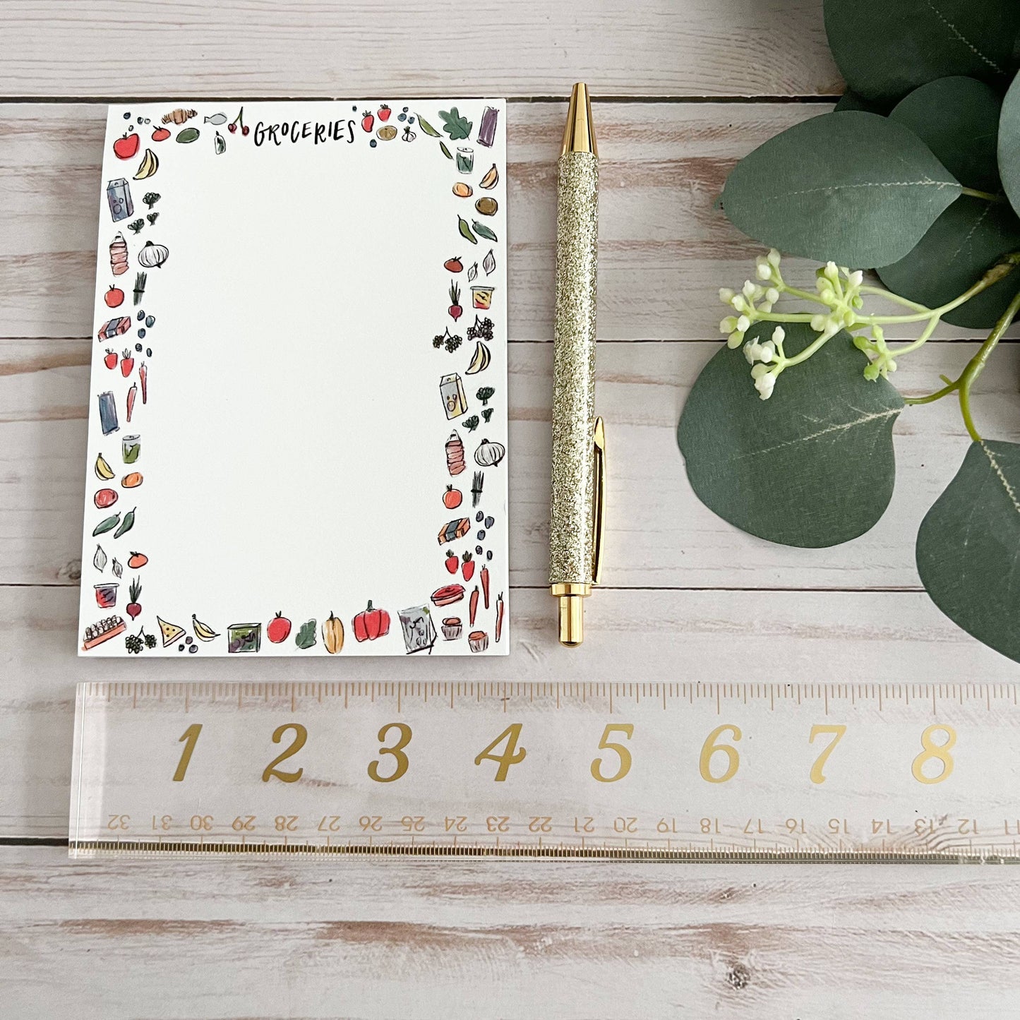 Grocery list notepad | Cute to do list notepad