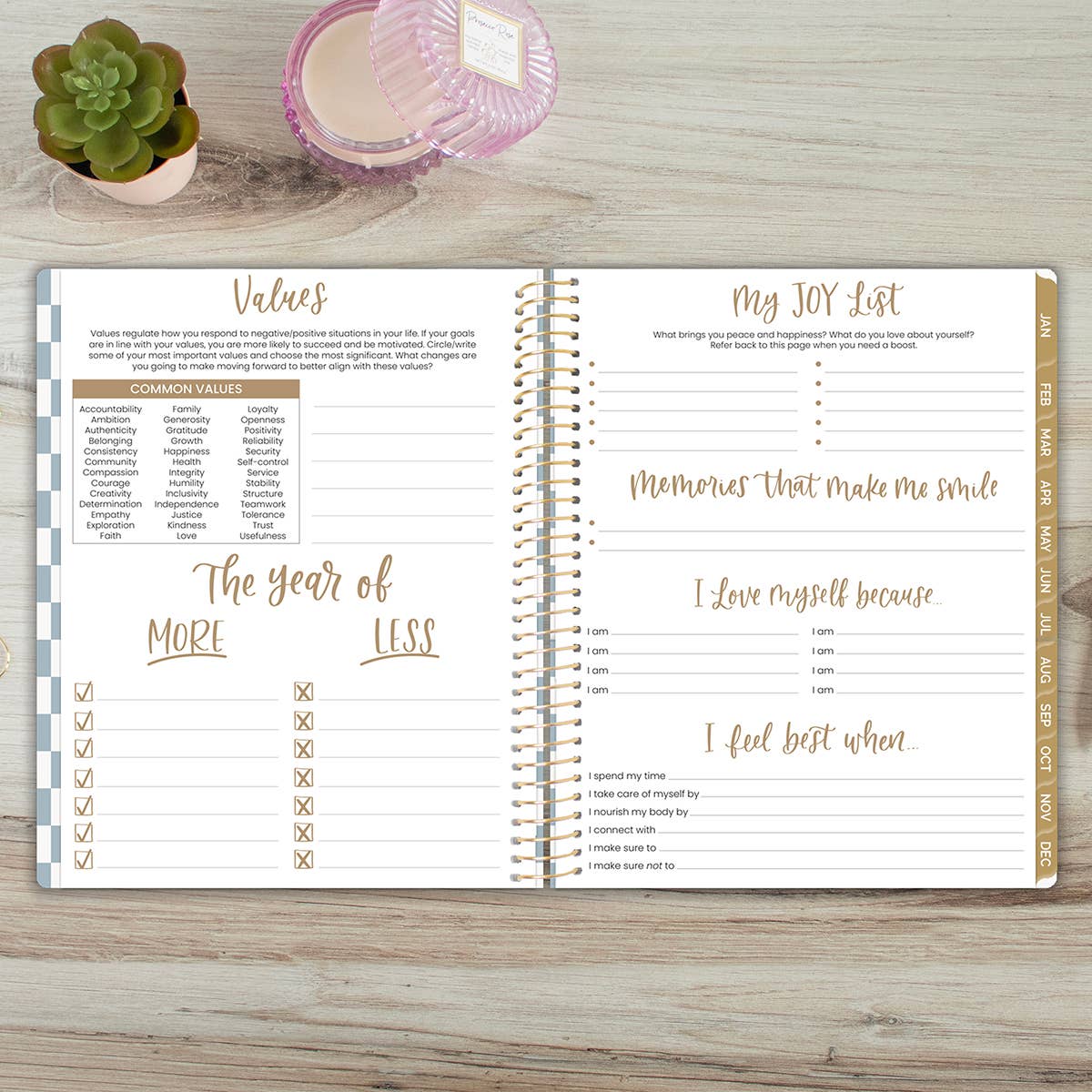 2026 Soft Cover Planner - 8.5" x 11" size