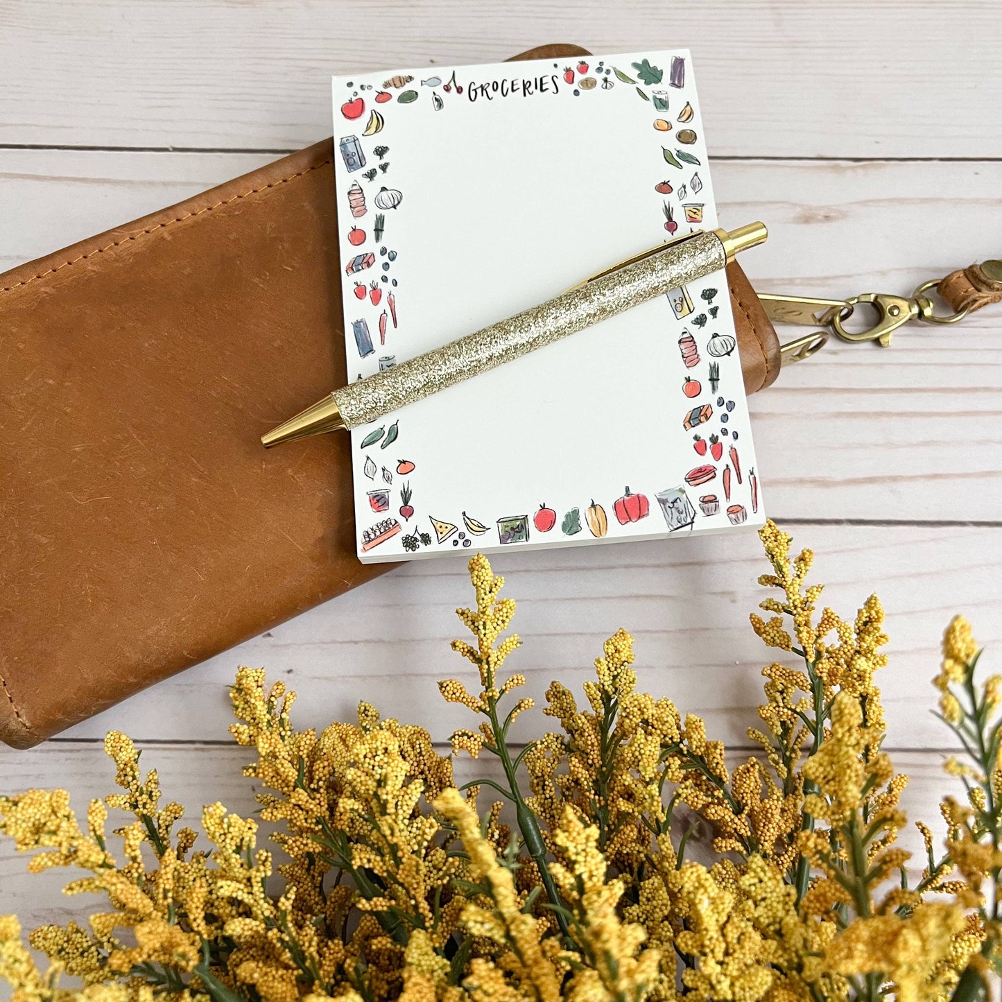 Grocery list notepad | Cute to do list notepad