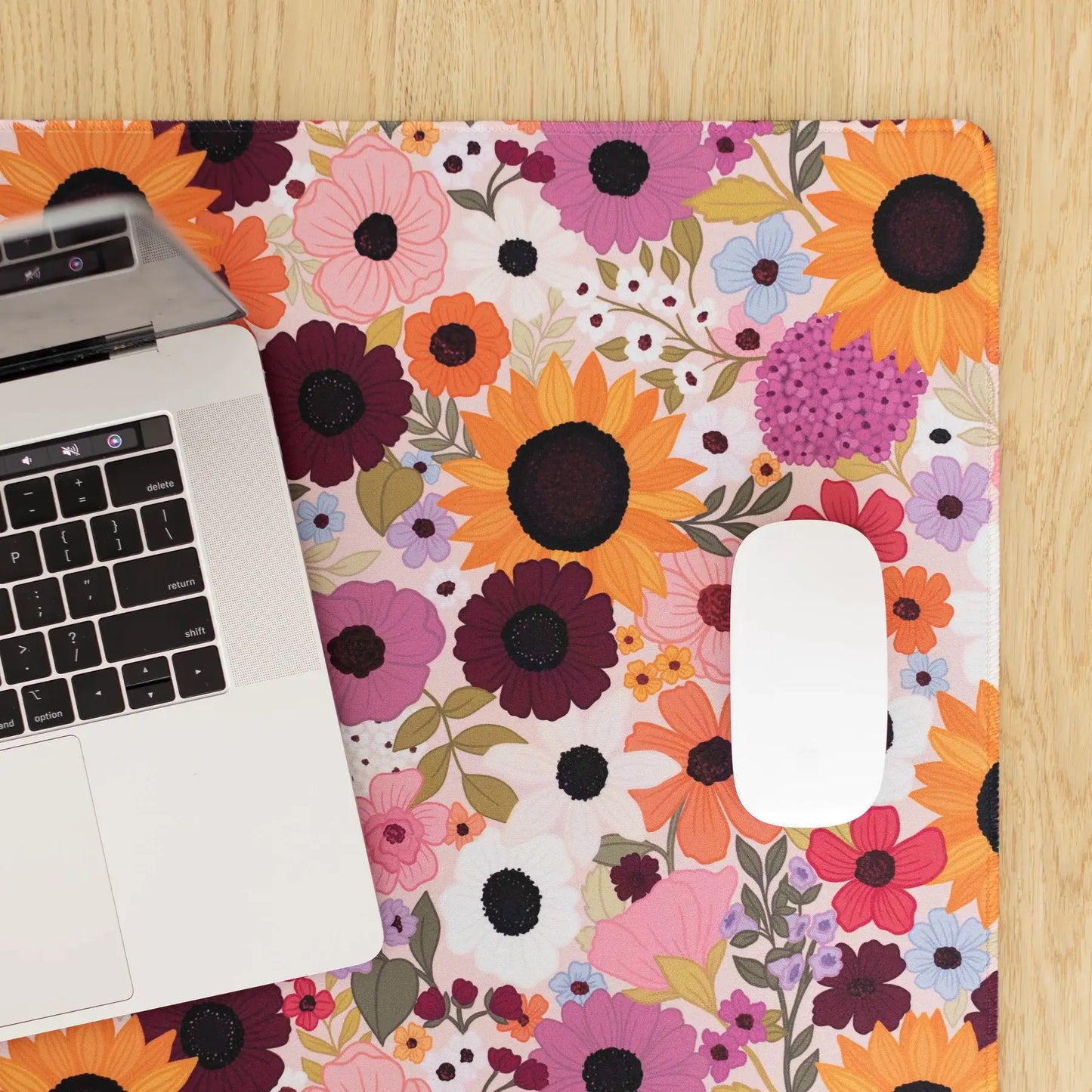 Floral Desk Pad | Office & Tech Accessories: Green Gingham / Regular
