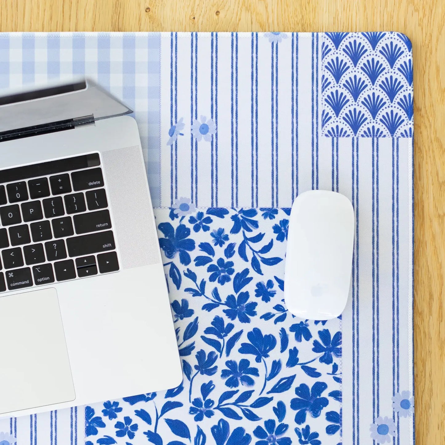 Floral Desk Pad | Office & Tech Accessories: Green Gingham / Regular
