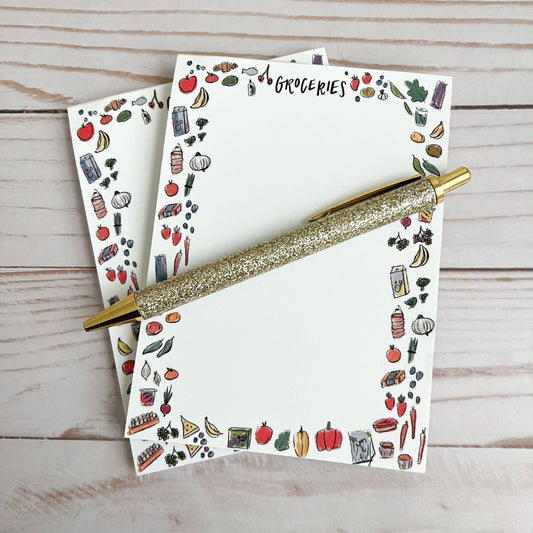 Grocery list notepad | Cute to do list notepad