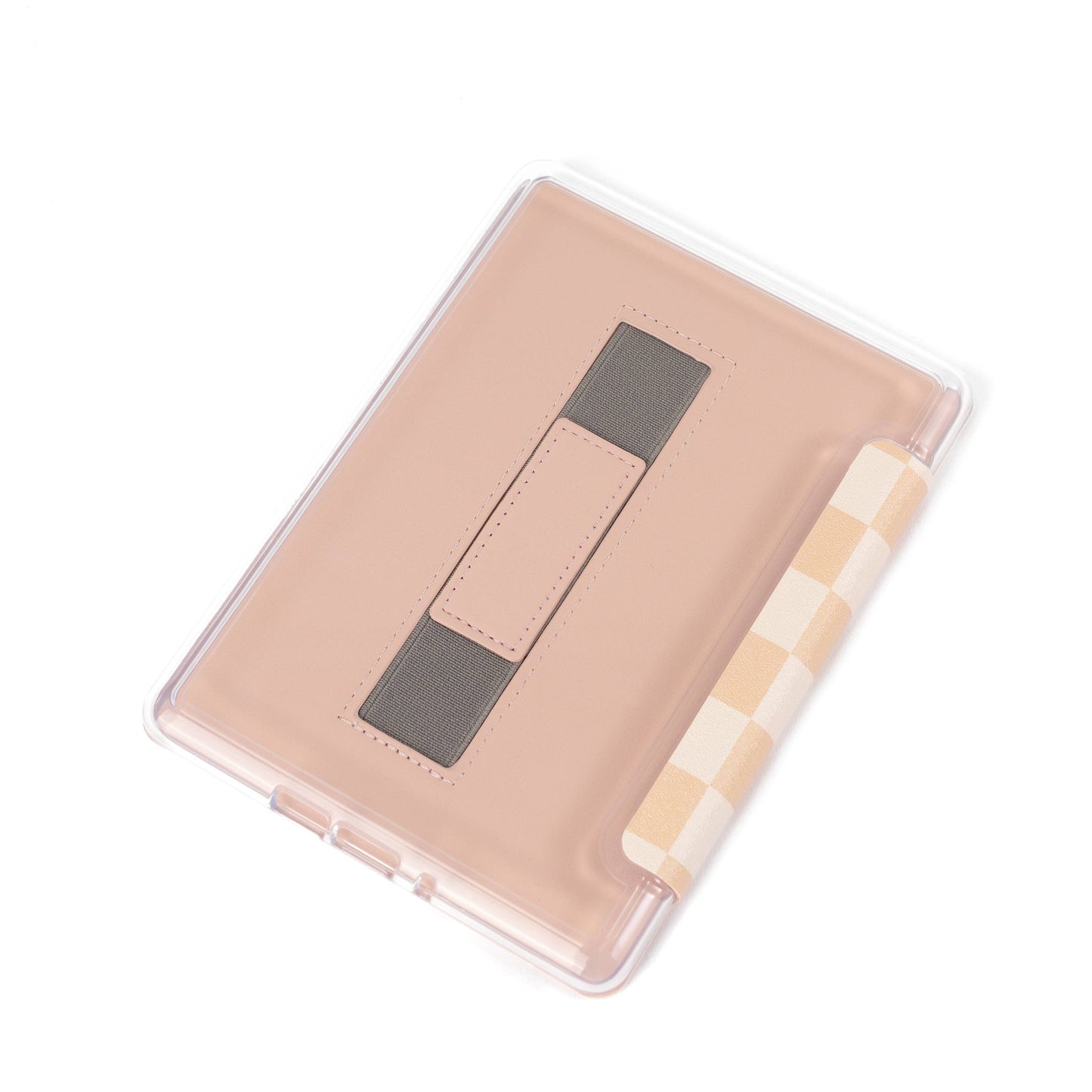 Latte Checker Clear Back Kindle Case | Bookish & Reading